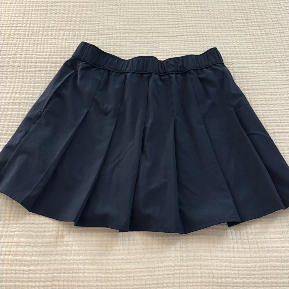 Classic Navy Pleated Skort